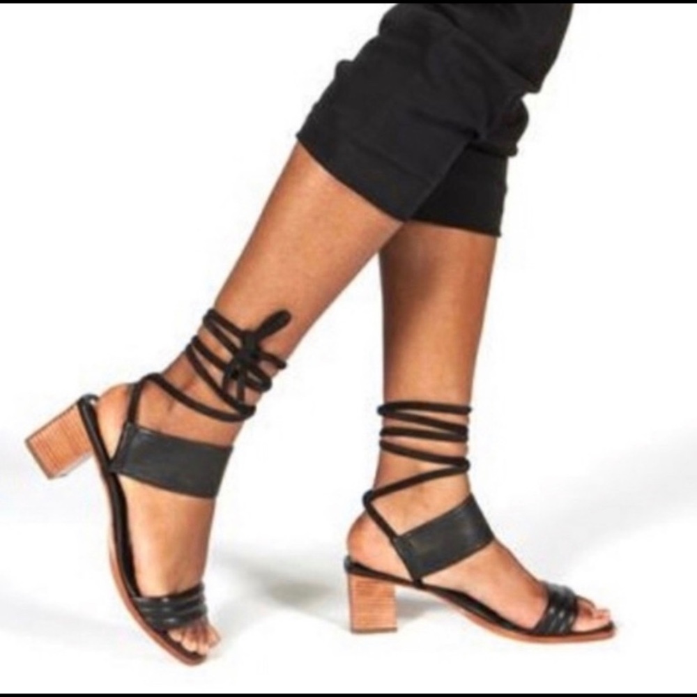 Matt Bernson leather “Lark” gladiator Sandals
